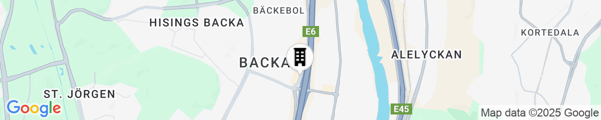 Map for Scandic Backadal