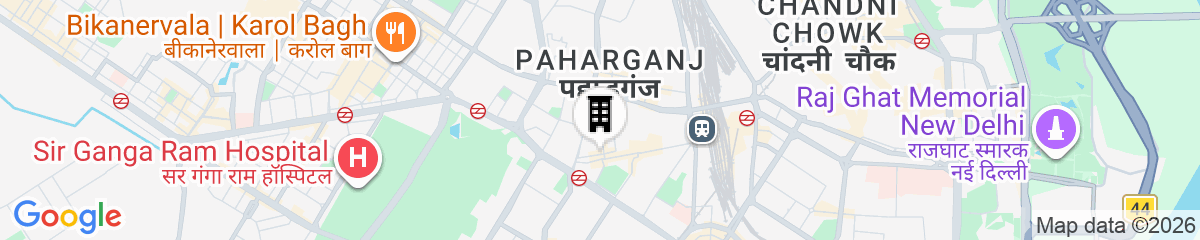 Map for  Hotel Cottage Yes Please New Delhi
