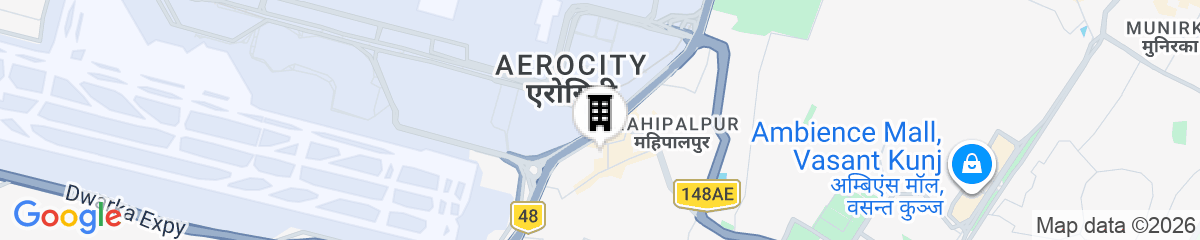 Map for Hotel Vertu IGI Delhi Airport By OPO