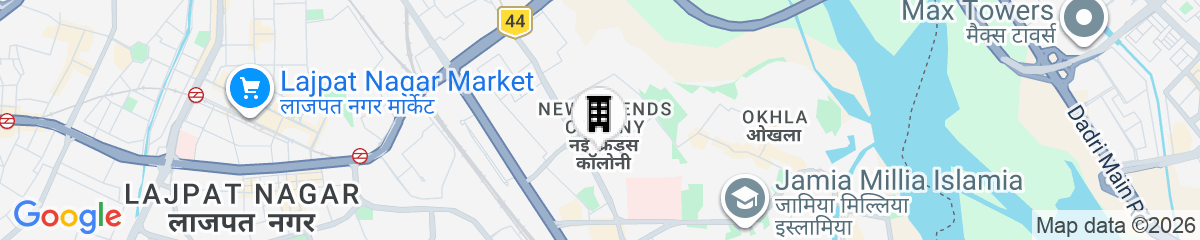 Map for Moustache Delhi - Hostel