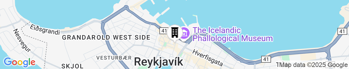 Map for Reykjavik Konsulat Hotel, Curio Collection by Hilton