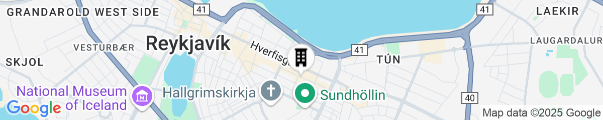 Map for Alda Hotel Reykjavik