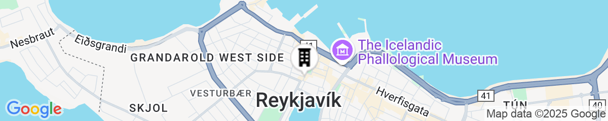 Map for Hotel Reykjavik Centrum
