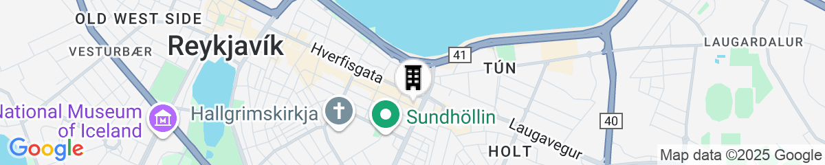 Map for Center Hotels Laugavegur
