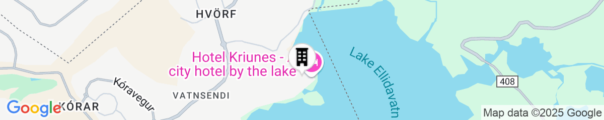 Map for Hotel Kriunes - A city hotel by the lake