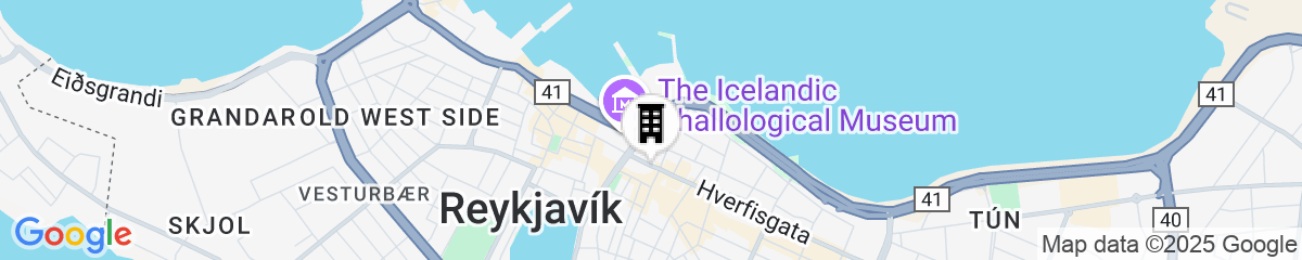 Map for Canopy by Hilton Reykjavik City Centre