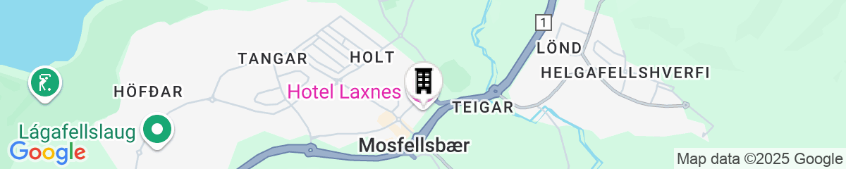 Map for Laxnes Hotel
