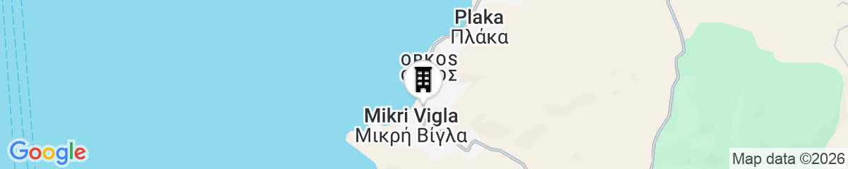 Map for Orkos Beach