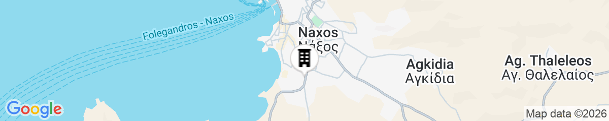 Map for Porto Naxos Hotel