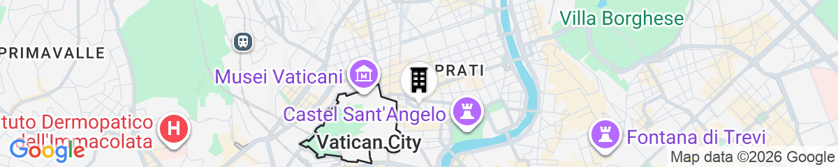 Map for Vatican Jubilee 