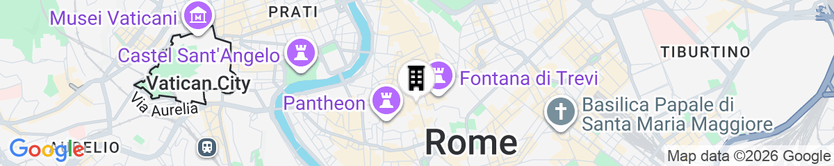 Map for Cloud 7 Roma Hotel