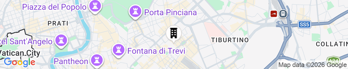 Map for Hotel Diocleziano