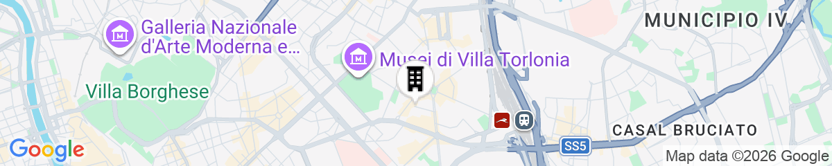 Map for Mercure Roma Piazza Bologna