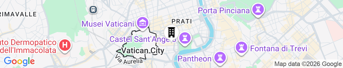 Map for Hotel della Conciliazione