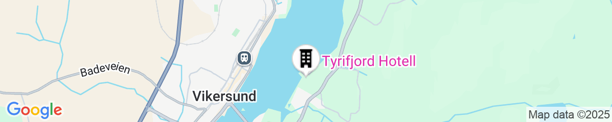 Map for Tyrifjord Hotell