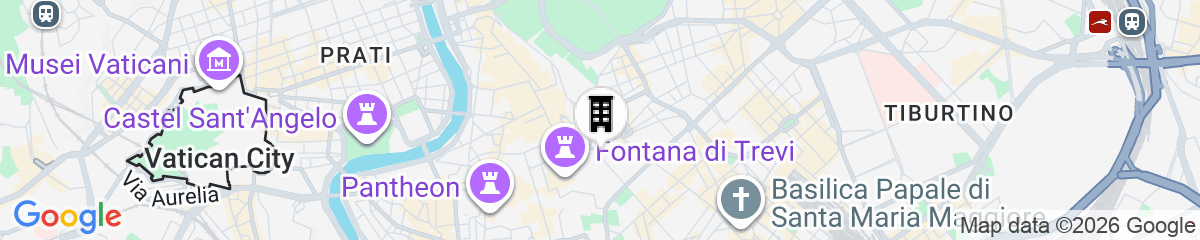 Map for THE ONE Boutique Hotel & Private SPA Roma