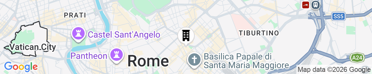 Map for Anantara Palazzo Naiadi Rome Hotel - A Leading Hotel of the World
