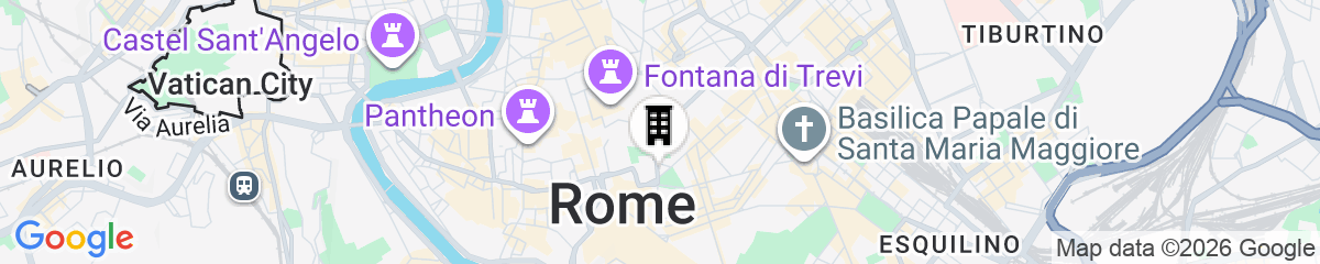 Map for Quirinale Luxury Rooms