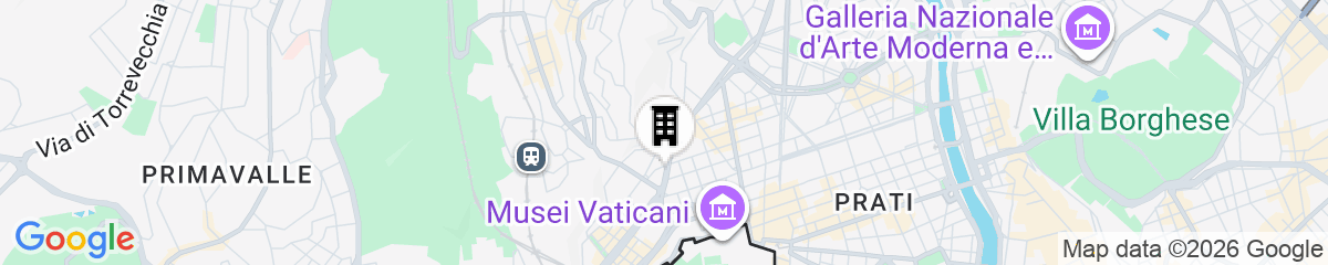 Map for Museum Hospitality - Vatican Apartments
