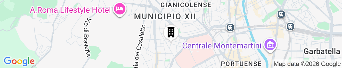 Map for Lovely  3 rooms apartment close Trastevere Station