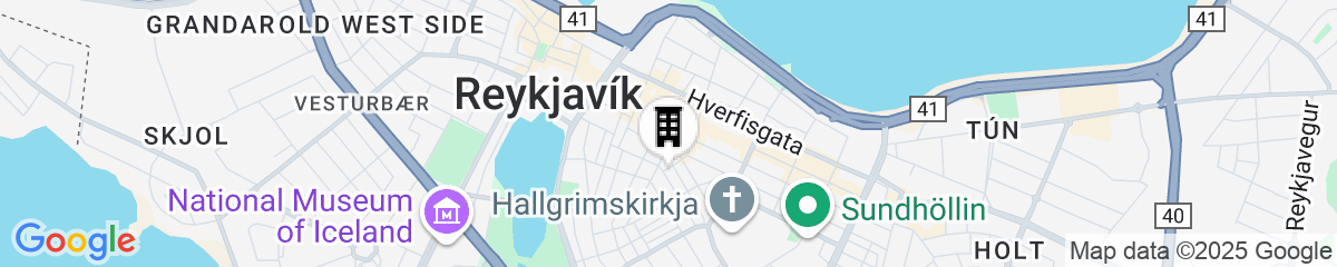 Map for Hotel Odinsve