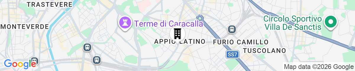 Map for YCH Delightful flat near San Giovanni