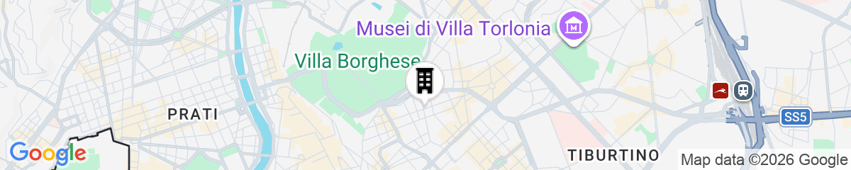 Map for Villa Borghese Large Apartment