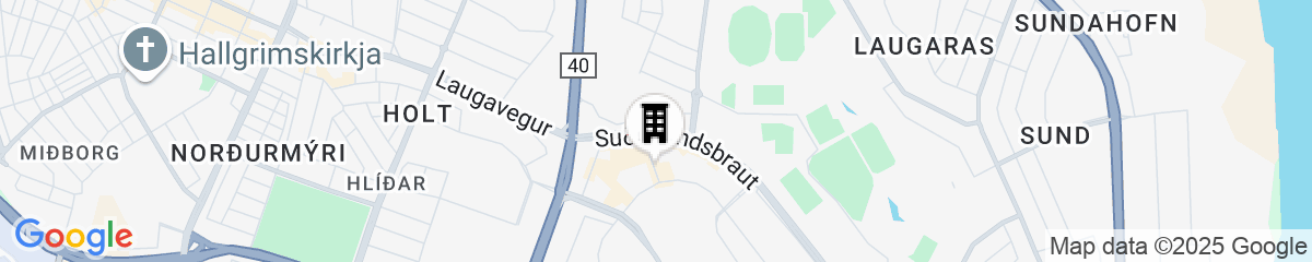 Map for Hótel Múli