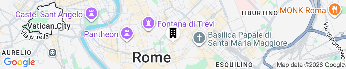 Map for Rental In Rome Palermo Apartment