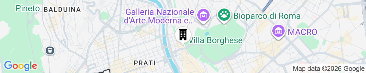 Map for Rental in Rome Flaminio View Suite