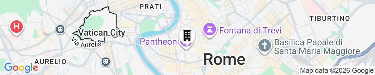Map for Pantheon Charming Apartment