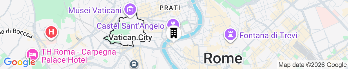 Map for Castel Sant Angelo Luxury Rooms & Tour