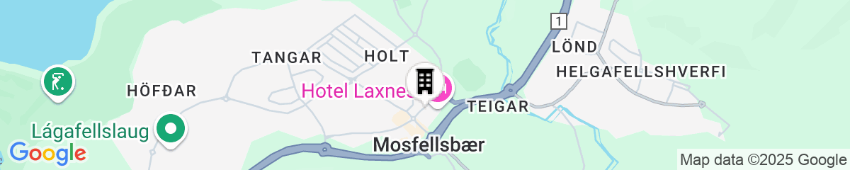 Map for Hotel Laxnes