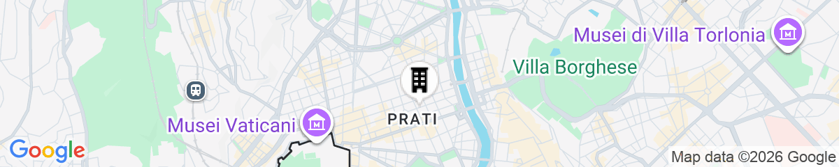 Map for Rental in Rome Pompeo Magno