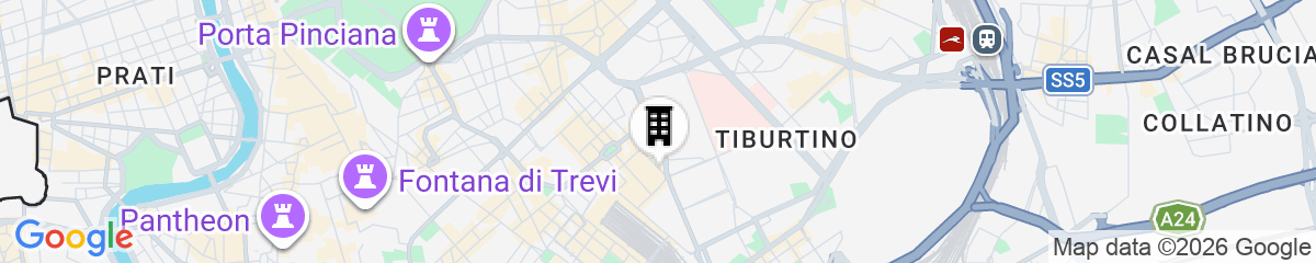 Map for Rental In Rome Milazzo