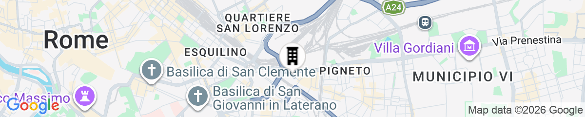 Map for Luminoso appartamento al Pigneto