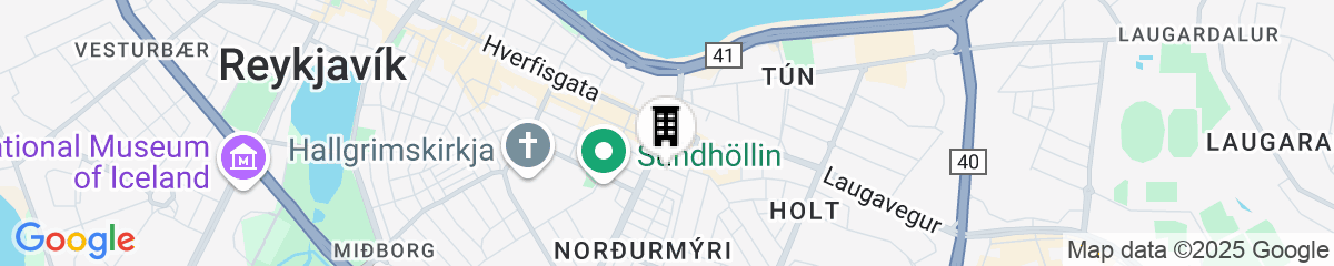 Map for Fosshotel Lind