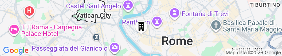 Map for Rental in Rome Pellegrino Luxury