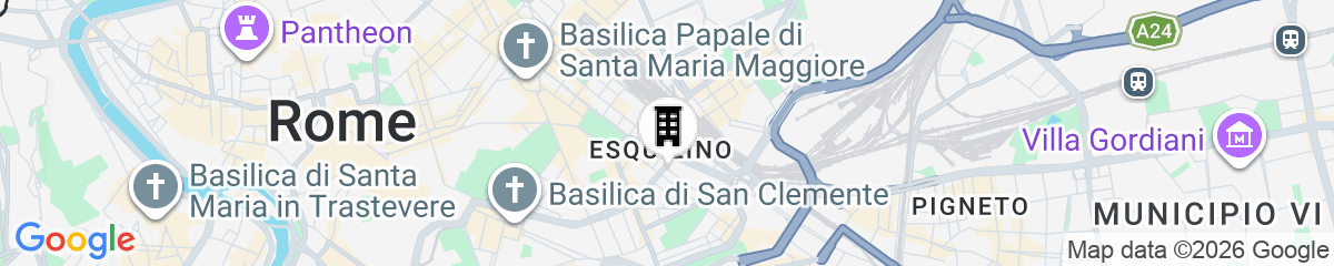 Map for Free Hostels Roma