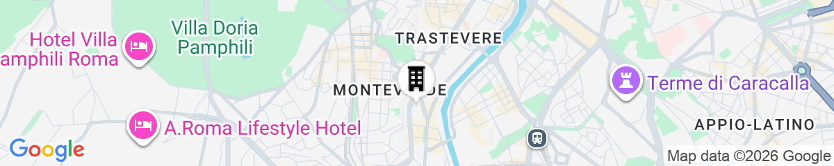Map for Hostel Trastevere