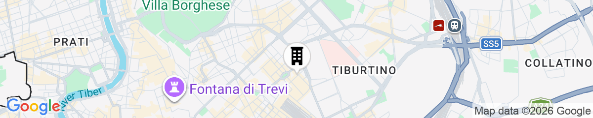 Map for Alessandro Palace & Bar - Hostel