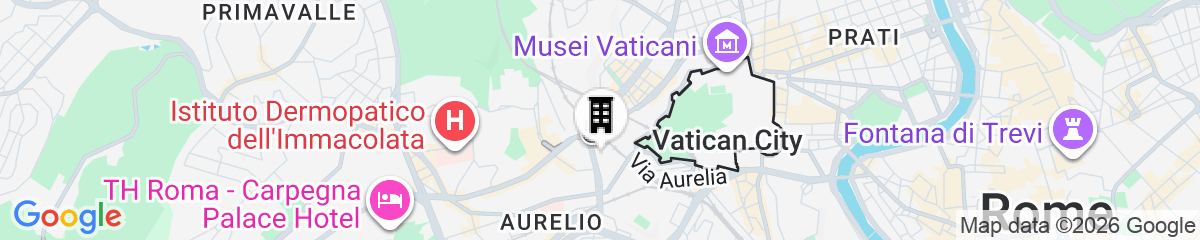 Map for Residenza in Vaticano Roma