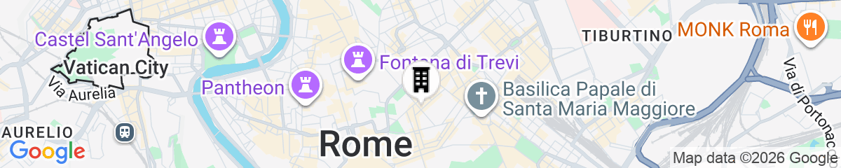 Map for Cardilli Luxury Rooms