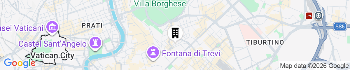 Map for Via Veneto Prestige Rooms