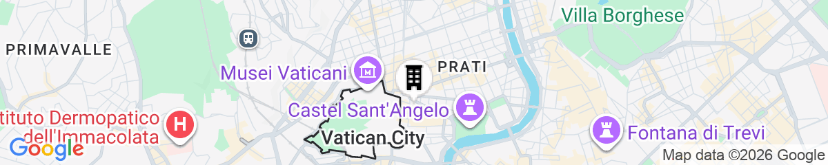 Map for Vatican Relais Rome