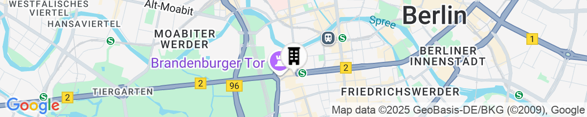 Map for Hotel Adlon Kempinski