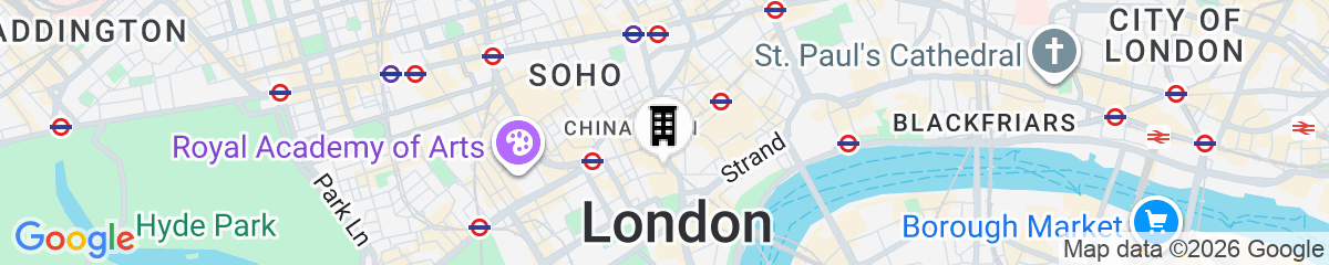 Map for The Z Hotel Leicester Square