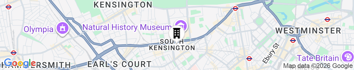 Map for The Exhibitionist Hotel