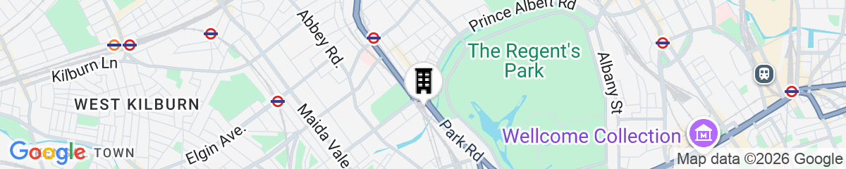 Map for Danubius Hotel Regents Park