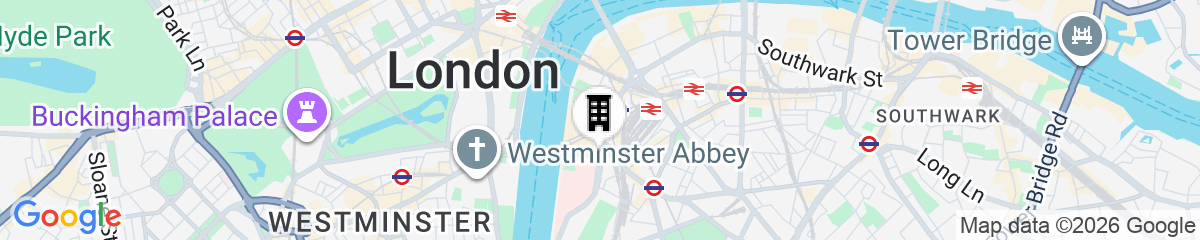 Map for Park Plaza London Westminster Bridge